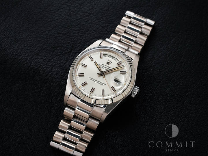 Rolex Day-Date 36 Ref. 1803 White Gold Silver Dial