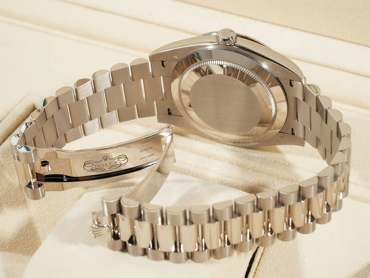 ロレックス デイデイト40 Ref.228349RBR ホワイトゴールド メテオライト文字盤