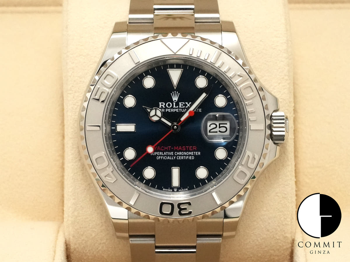 ロレックス ヨットマスター40 Ref.126622 ステンレススチール/プラチナ ブライトブルー文字盤