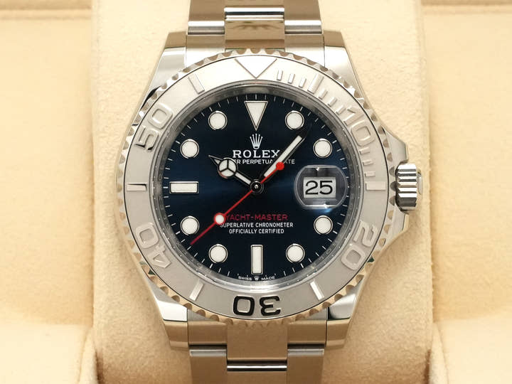 ロレックス ヨットマスター40 Ref.126622 ステンレススチール/プラチナ ブライトブルー文字盤