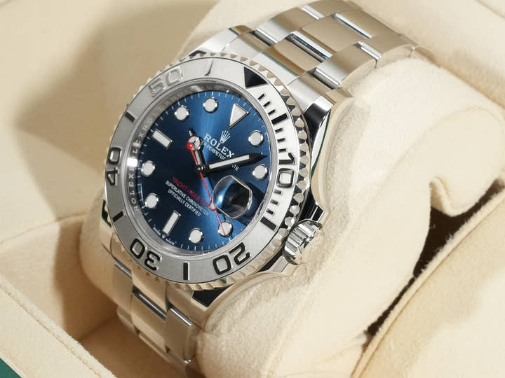 ロレックス ヨットマスター40 Ref.126622 ステンレススチール/プラチナ ブライトブルー文字盤