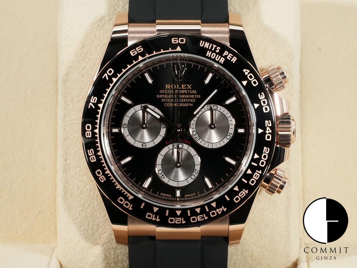 ロレックス デイトナ Ref.126515LN エバーローズゴールド ブライトブラックxサンダスト文字盤