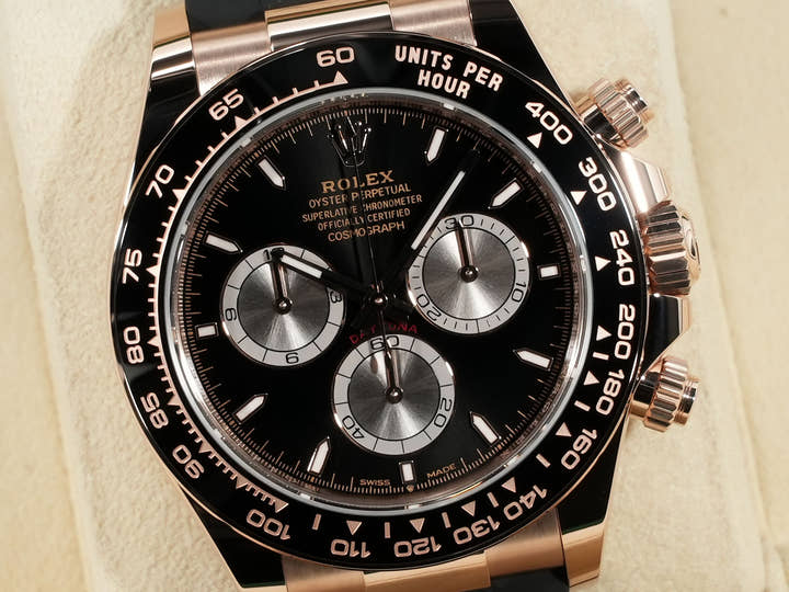 ロレックス デイトナ Ref.126515LN エバーローズゴールド ブライトブラックxサンダスト文字盤