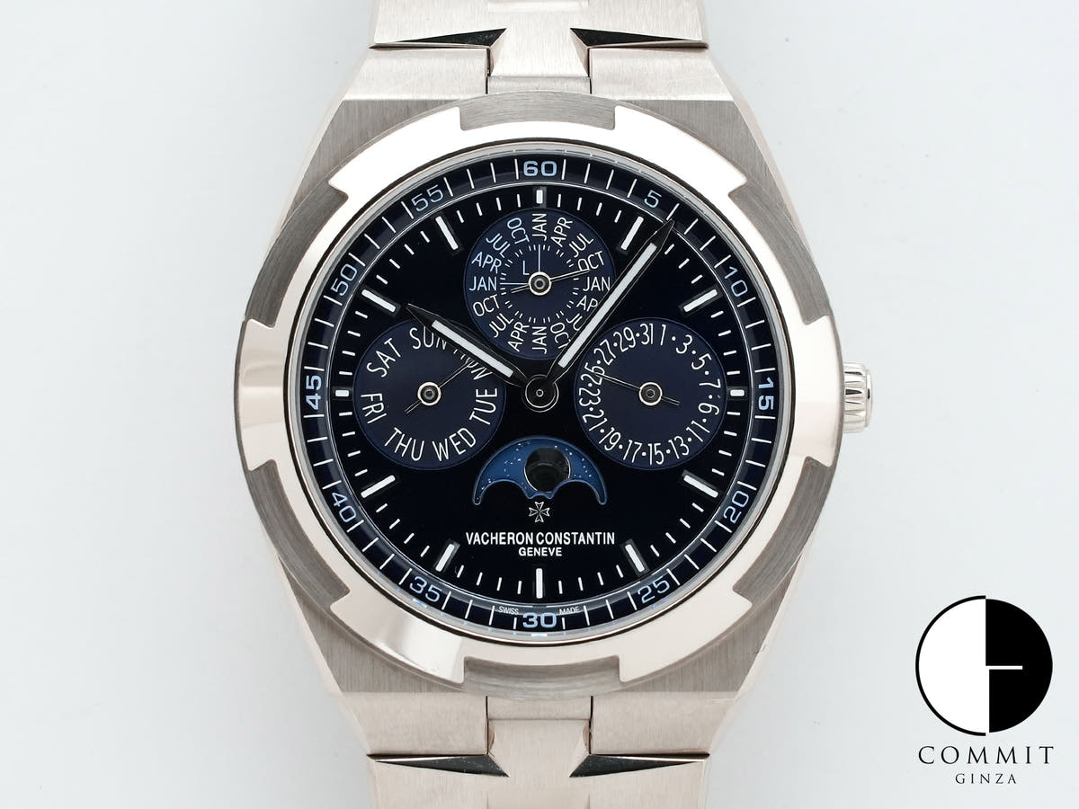 ヴァシュロンコンスタンタン オーヴァーシーズ エクストラフラット パーペチュアルカレンダー Ref.4300V/220G-B945 ホワイトゴールド ブルー文字盤 中古 xtipjjea