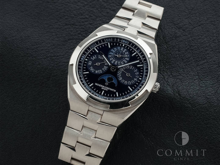 ヴァシュロンコンスタンタン オーヴァーシーズ エクストラフラット パーペチュアルカレンダー Ref.4300V/220G-B945 ホワイトゴールド ブルー文字盤 中古 xtipjjea