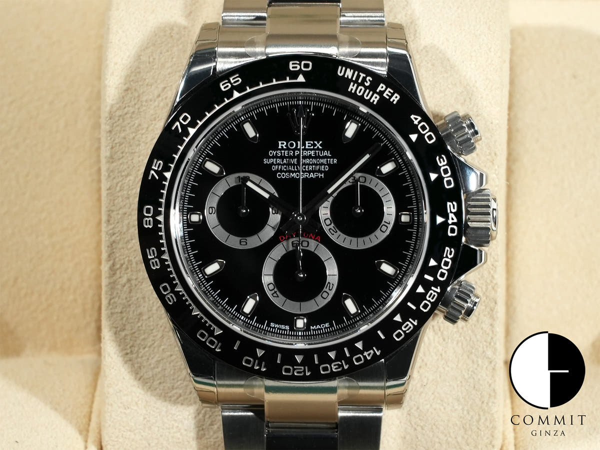 ロレックス デイトナ Ref.116500LN ステンレススチール ブラック文字盤