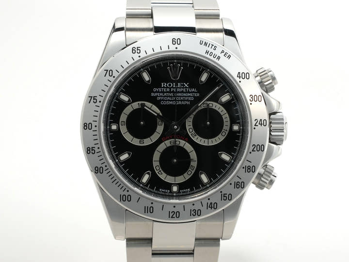 ロレックス デイトナ Ref.116520 ステンレススチール ブラック文字盤