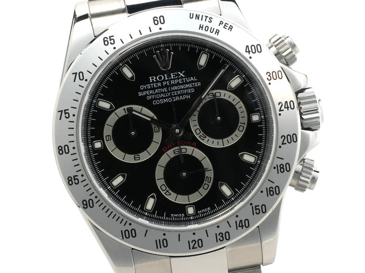 ロレックス デイトナ Ref.116520 ステンレススチール ブラック文字盤