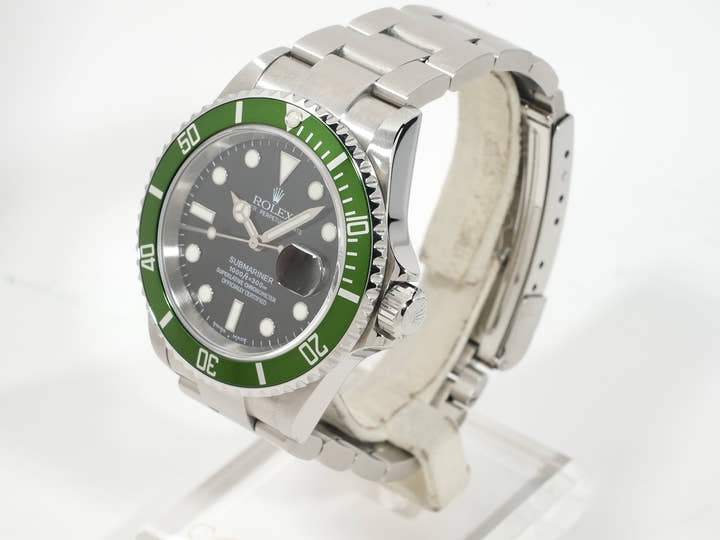 ロレックス サブマリーナー デイト Ref.16610LV ステンレススチール ブラック文字盤