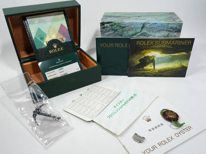 ロレックス サブマリーナー デイト Ref.16610LV ステンレススチール ブラック文字盤