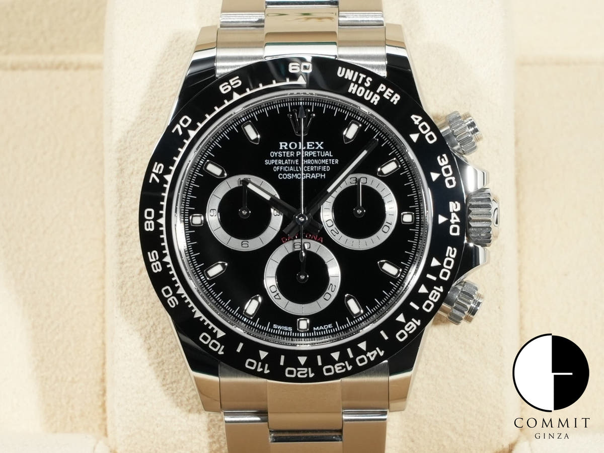 ロレックス デイトナ Ref.116500LN ステンレススチール ブラック文字盤