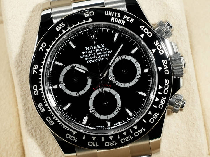 ロレックス デイトナ Ref.126500LN ステンレススチール ブラック文字盤