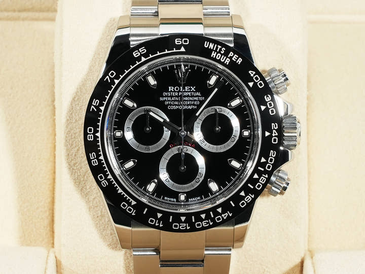 ロレックス デイトナ Ref.116500LN ステンレススチール ブラック文字盤