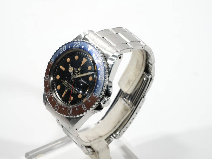 ロレックス GMTマスター Ref.1675M ステンレススチール ブラック文字盤 オイスターブレスレット