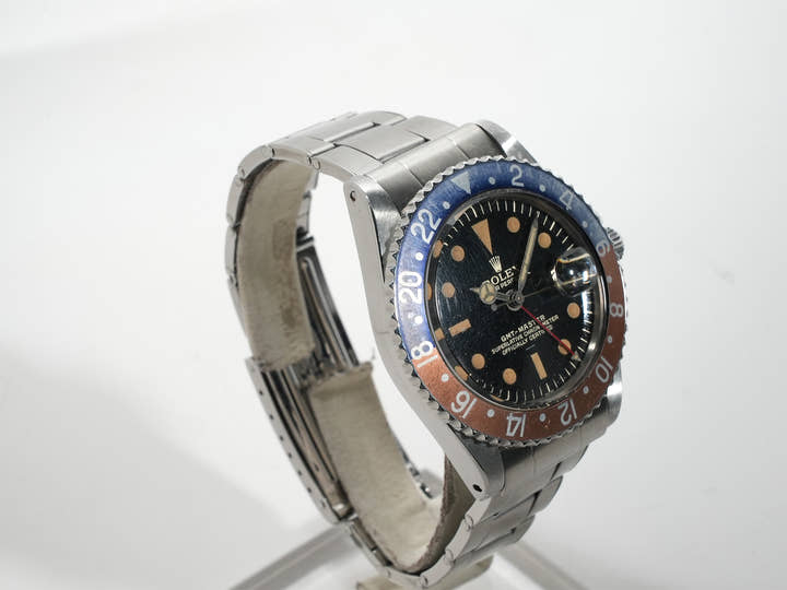 ロレックス GMTマスター Ref.1675M ステンレススチール ブラック文字盤 オイスターブレスレット