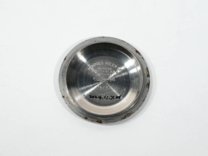 ロレックス GMTマスター Ref.1675M ステンレススチール ブラック文字盤 オイスターブレスレット