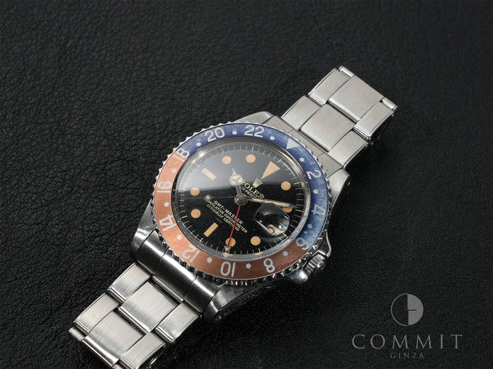 ロレックス GMTマスター Ref.1675M ステンレススチール ブラック文字盤 オイスターブレスレット