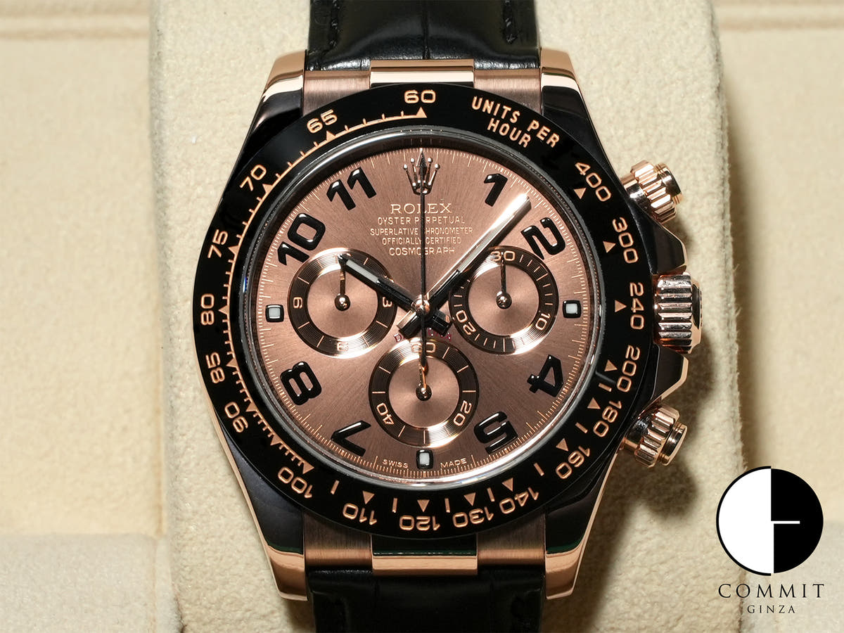 ロレックス デイトナ Ref.116515LN エバーローズゴールド チョコレートxアラビア文字盤