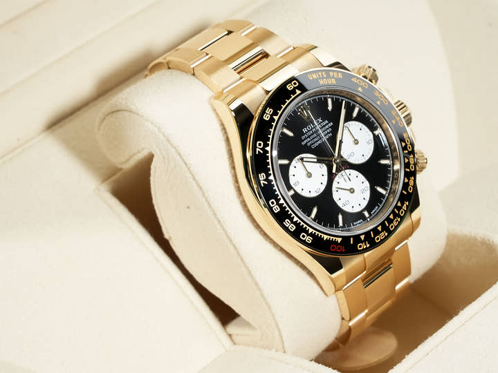 ロレックス デイトナ Ref.126528LN イエローゴールド ブライトブラック文字盤