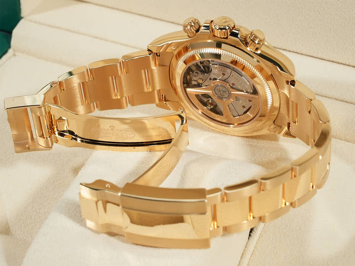 ロレックス デイトナ Ref.126528LN イエローゴールド ブライトブラック文字盤