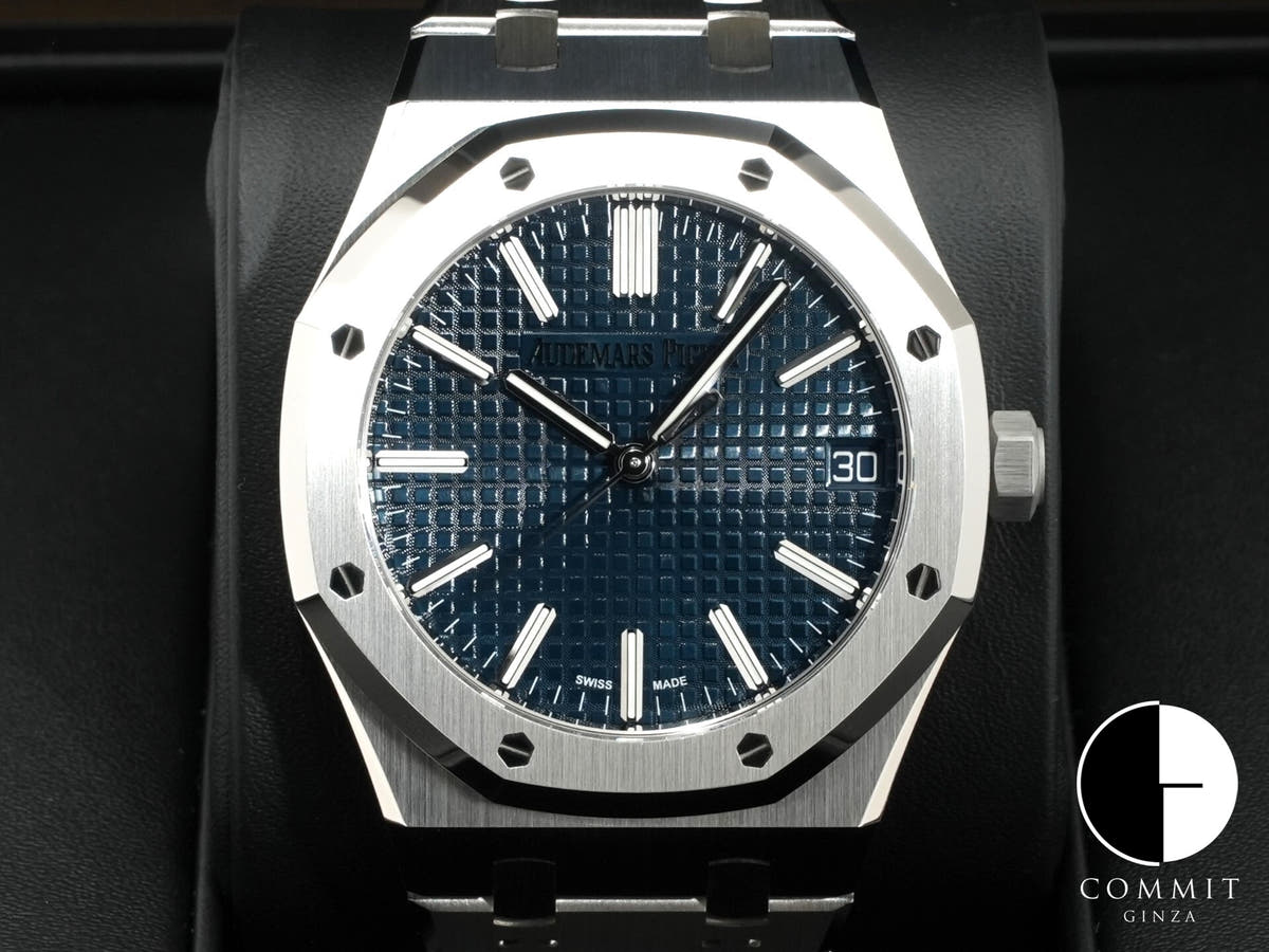 オーデマピゲ ロイヤルオーク Ref.15510ST.OO.1320ST.06 ステンレススチール ナイトブルー文字盤