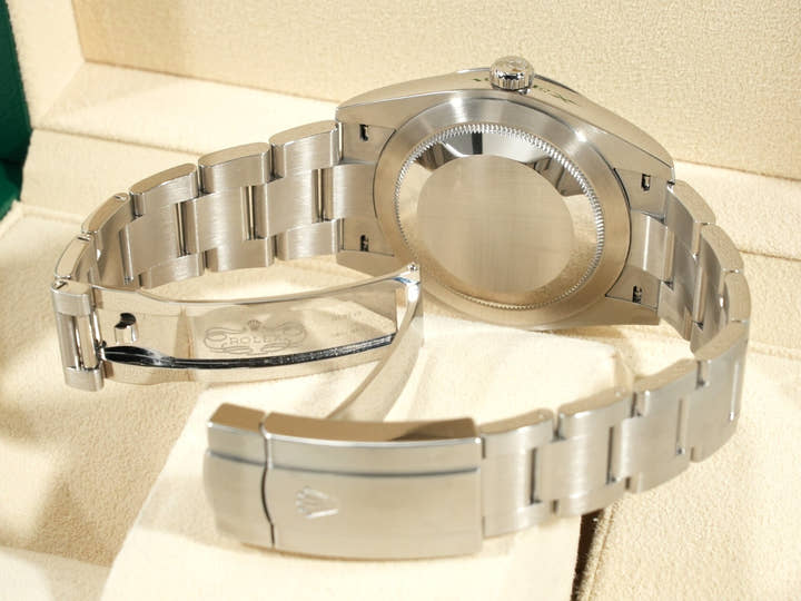 ロレックス オイスターパーペチュアル41 Ref.124300 ステンレススチール ターコイズ文字盤