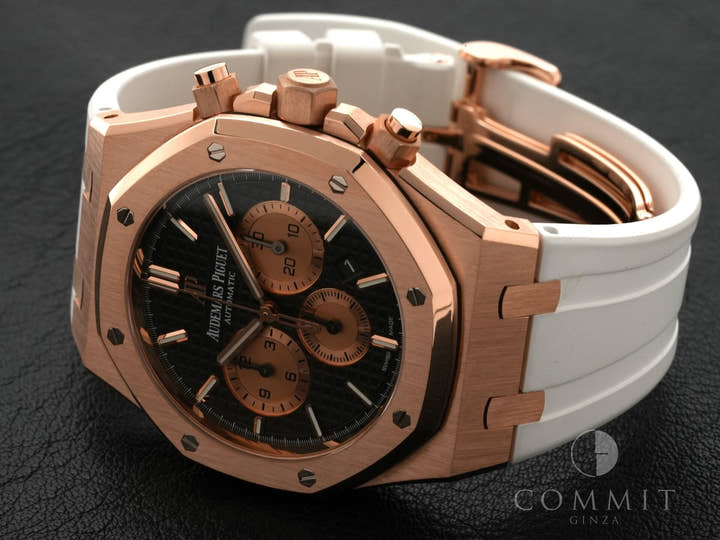 オーデマピゲ ロイヤルオーク クロノグラフ Ref.26331OR.OO.D821CR.01 ピンクゴールド ブラウン文字盤