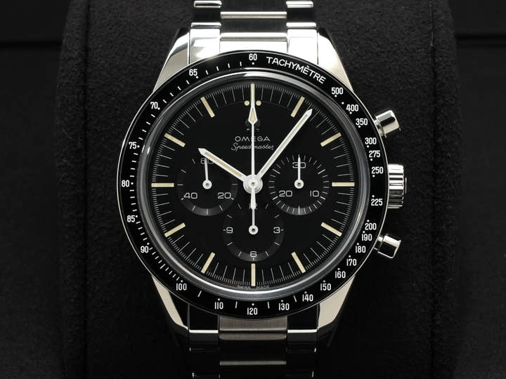 オメガ スピードマスター キャリバー321 クロノグラフ 39.7MM Ref.311.30.40.30.01.001 SS ブラック文字盤 極美品 o94mo9d6