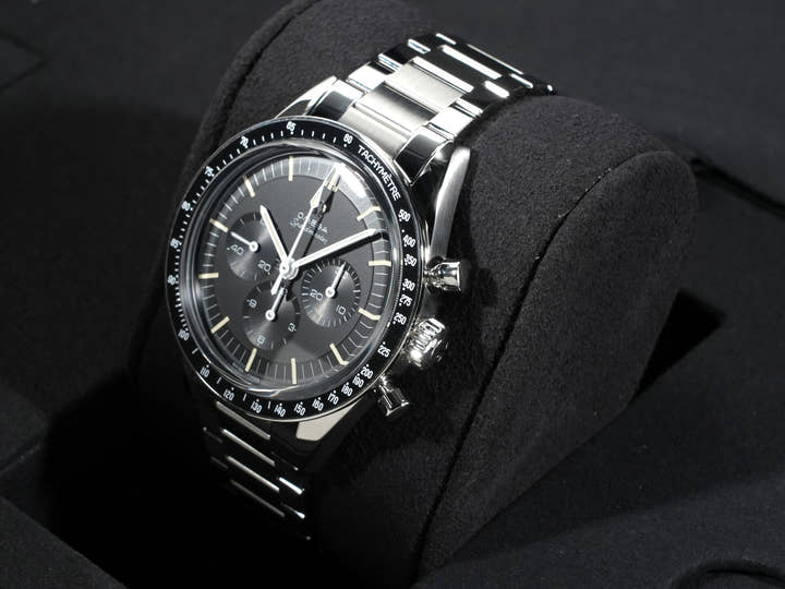 オメガ スピードマスター キャリバー321 クロノグラフ 39.7MM Ref.311.30.40.30.01.001 SS ブラック文字盤 極美品 o94mo9d6