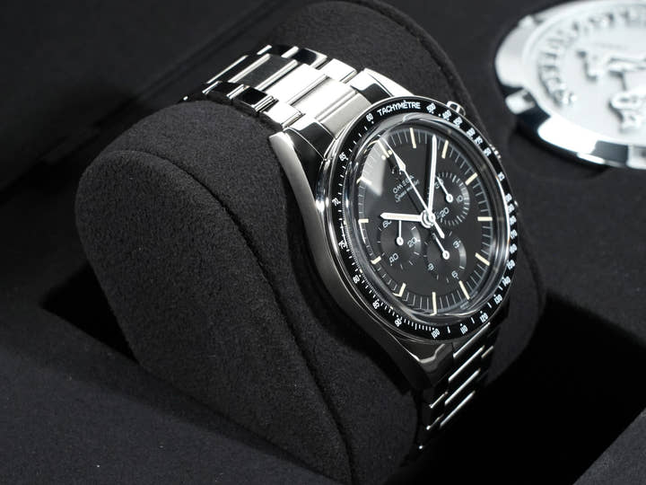 オメガ スピードマスター キャリバー321 クロノグラフ 39.7MM Ref.311.30.40.30.01.001 SS ブラック文字盤 極美品 o94mo9d6