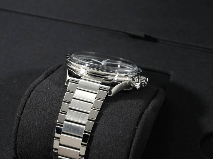 オメガ スピードマスター キャリバー321 クロノグラフ 39.7MM Ref.311.30.40.30.01.001 SS ブラック文字盤 極美品 o94mo9d6