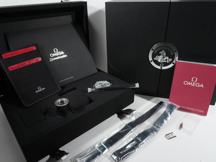 オメガ スピードマスター キャリバー321 クロノグラフ 39.7MM Ref.311.30.40.30.01.001 SS ブラック文字盤 極美品 o94mo9d6