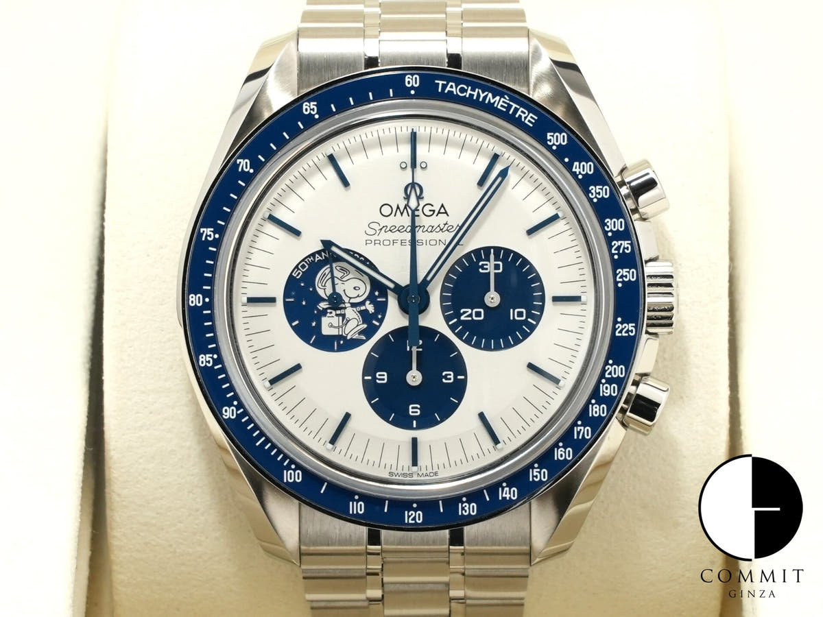 オメガ スピードマスター 記念モデル コーアクシャル マスター クロノメーター クロノグラフ 42MM Ref.310.32.42.50.02.001 シルバー文字盤 美品 4wmqwiig