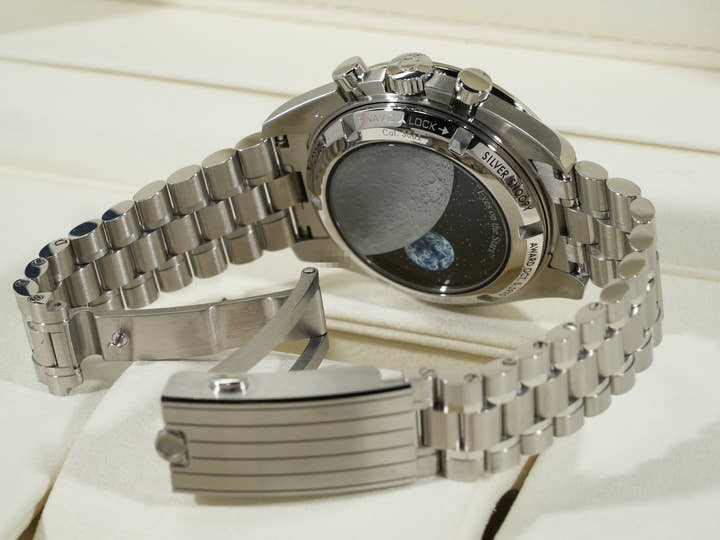 オメガ スピードマスター 記念モデル コーアクシャル マスター クロノメーター クロノグラフ 42MM Ref.310.32.42.50.02.001 シルバー文字盤 美品 4wmqwiig