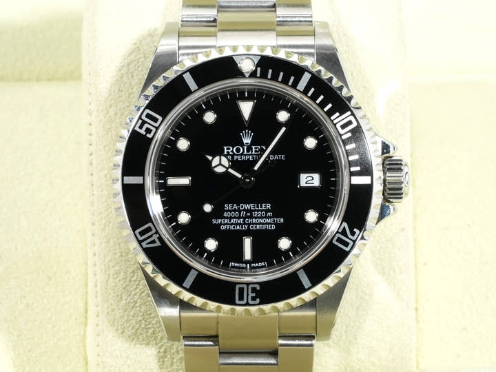 ロレックス シードゥエラー Ref.16600 ステンレススチール ブラック文字盤