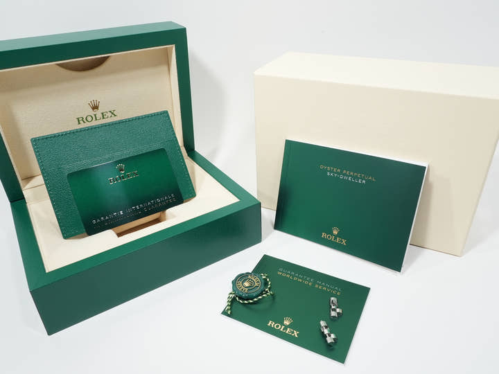 ロレックス スカイドゥエラー Ref.336934 ステンレススチール/ホワイトゴールド ミントグリーン文字盤 ジュビリーブレスレット