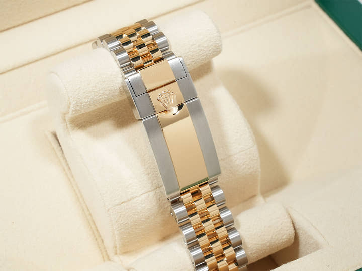 Rolex GMT-Master II Ref. 126713GRNR Stainless Steel/Yellow Gold Black Dial Jubilee Bracelet