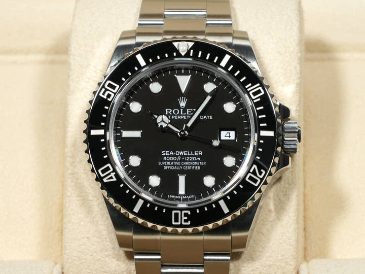 ロレックス シードゥエラー 4000 Ref.116600 ステンレススチール ブラック文字盤