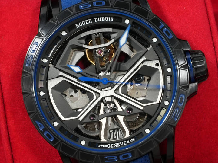 ロジェデュブイ エクスカリバー ウラカン Ref.DBEX0749 スケルトン文字盤 美中古 xw8w95e6