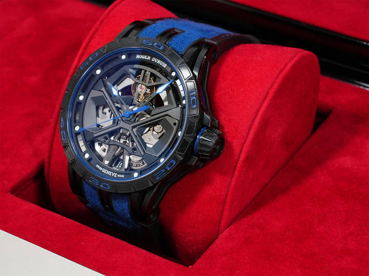 ロジェデュブイ エクスカリバー ウラカン Ref.DBEX0749 スケルトン文字盤 美中古 xw8w95e6