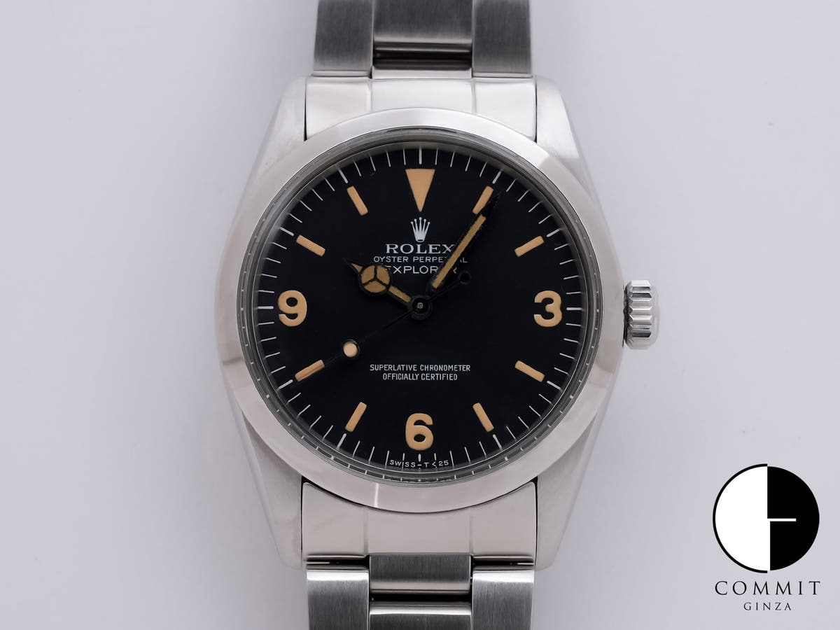 ロレックス エクスプローラーI Ref.1016 ステンレススチール ブラック文字盤