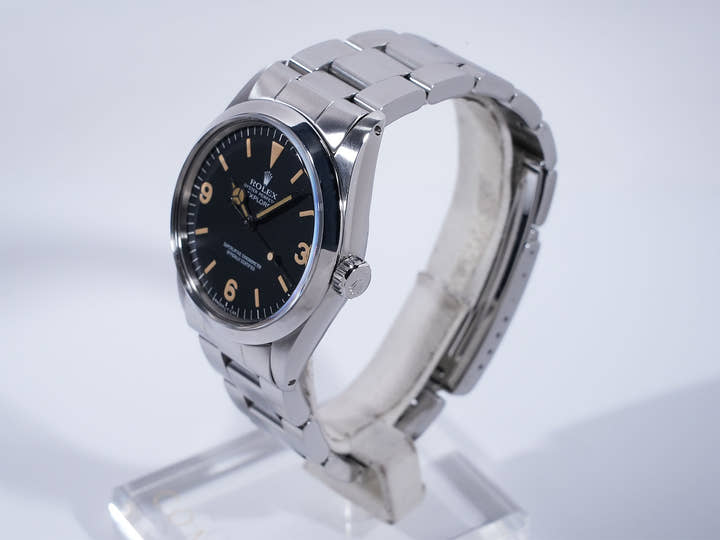 ロレックス エクスプローラーI Ref.1016 ステンレススチール ブラック文字盤