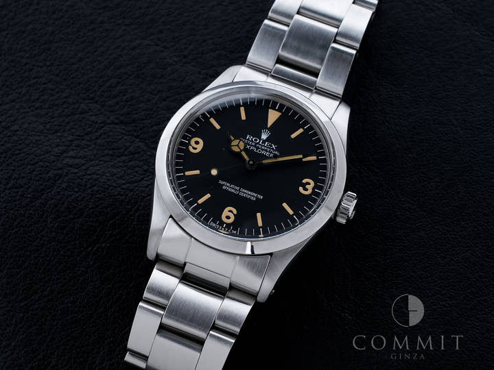 ロレックス エクスプローラーI Ref.1016 ステンレススチール ブラック文字盤