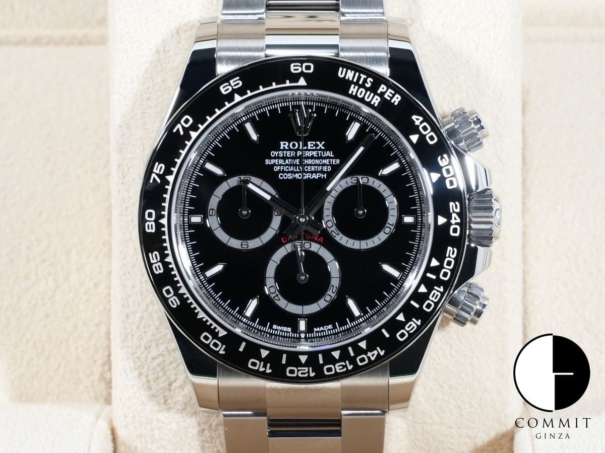 ロレックス デイトナ Ref.126500LN ステンレススチール ブラック文字盤