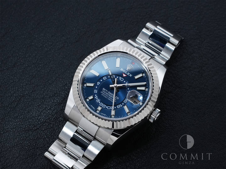 ロレックス スカイドゥエラー Ref.326934 ステンレススチール/ホワイトゴールド ブルー文字盤 オイスターブレスレット