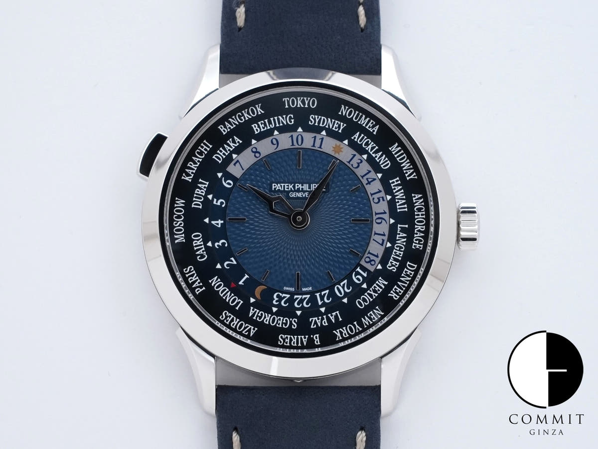 パテックフィリップ コンプリケーション ワールドタイム Ref.5230P-001 プラチナ ブルー文字盤