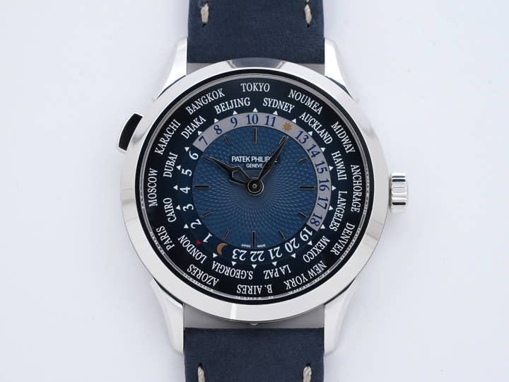 パテックフィリップ コンプリケーション ワールドタイム Ref.5230P-001 プラチナ ブルー文字盤