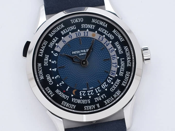 パテックフィリップ コンプリケーション ワールドタイム Ref.5230P-001 プラチナ ブルー文字盤