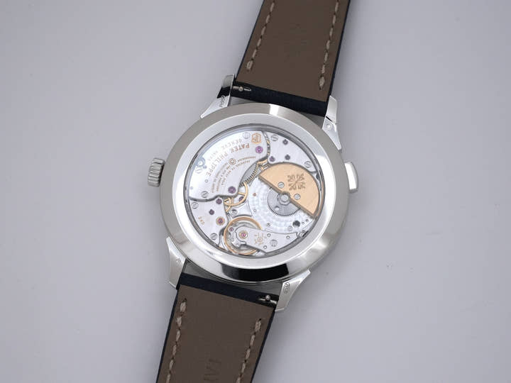 パテックフィリップ コンプリケーション ワールドタイム Ref.5230P-001 プラチナ ブルー文字盤