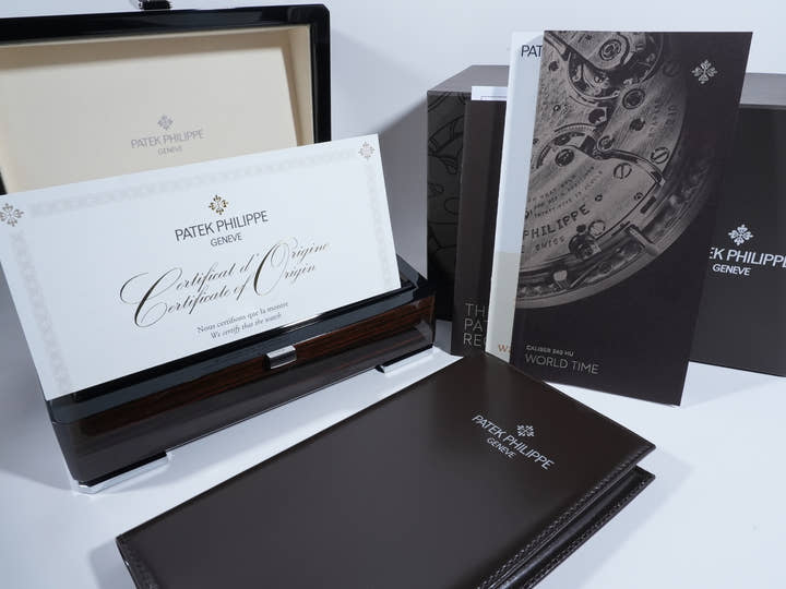 パテックフィリップ コンプリケーション ワールドタイム Ref.5230P-001 プラチナ ブルー文字盤